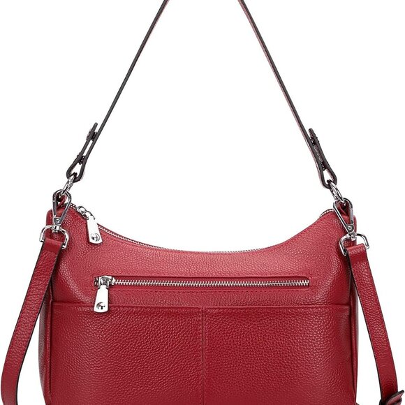 Soft Leather Handbags for Women Crossbody Purses Multi Pockets Shoulder Bags Mes - Picture 1 of 7
